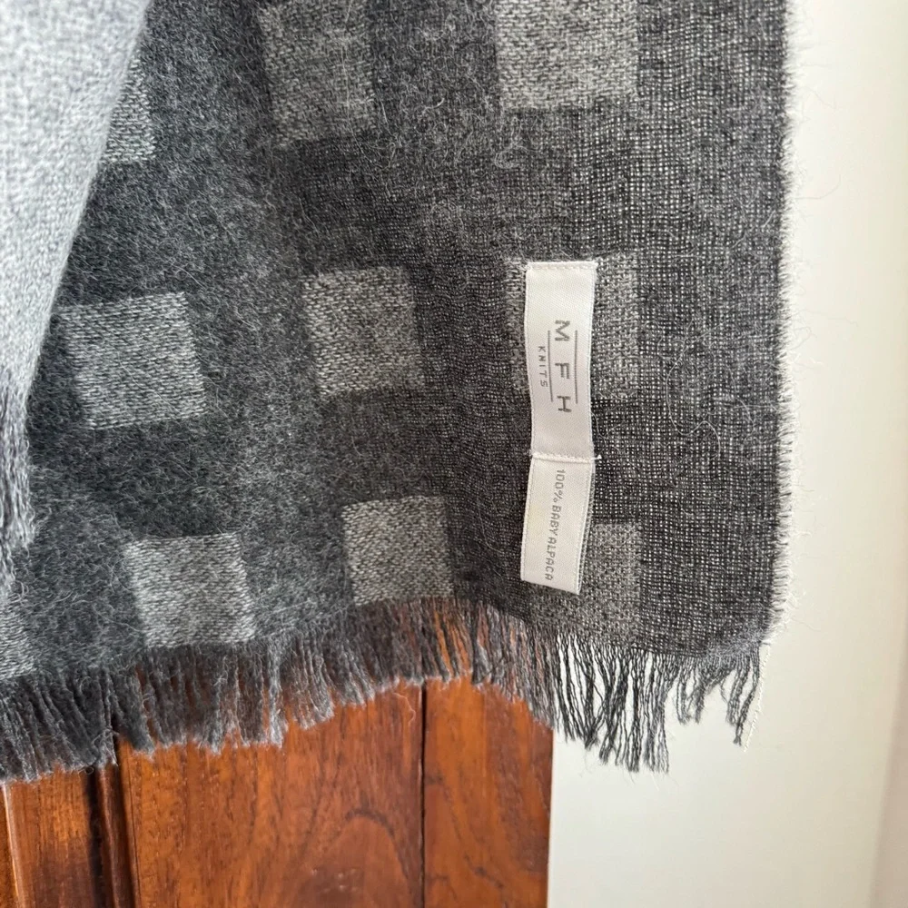 MFH Knits scarf 100% baby alpaca